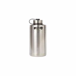 Manna 64 oz. Stainless Steel Double Wall Vacuum-Sealed Keg Growler thumbnail 2