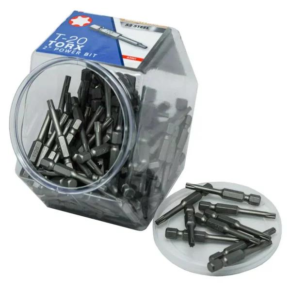 Mayhew Bestway T20 Torx Power Bits, 2 in. Length (150-Pack)