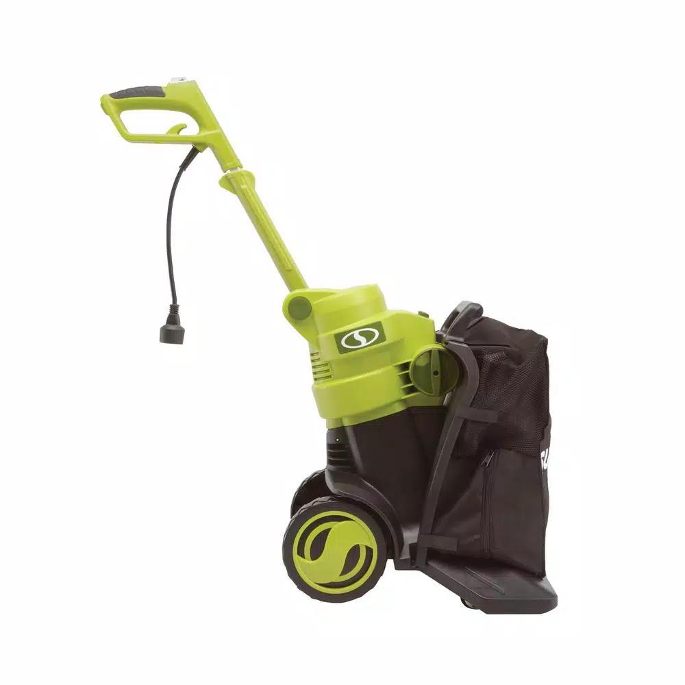 Sun Joe 3-in-1 Walk Behind Electric Vacuum, Blower, and Mulcher, 14 Amp, 600 CFM, 165 MPH