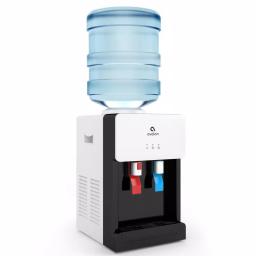 Avalon Countertop Top Loading Water Cooler Dispenser with Child Safety Lock, Hot & Cold, White thumbnail 3