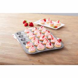 Chicago Metallic Mini Muffin Pan, 24-Cup Non-Stick Aluminized Steel Bakeware thumbnail 4