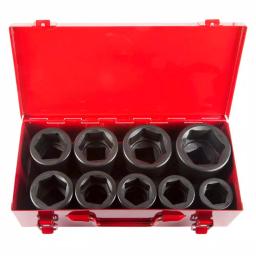 Steelman PRO 79305 1 in. Drive 6-Point Metric Impact Socket Set, 9-Piece thumbnail 2