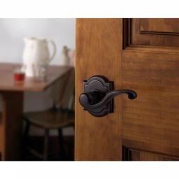Baldwin Prestige Madrina Venetian Bronze Universal Passage Door Lever (4-Pack) thumbnail 7
