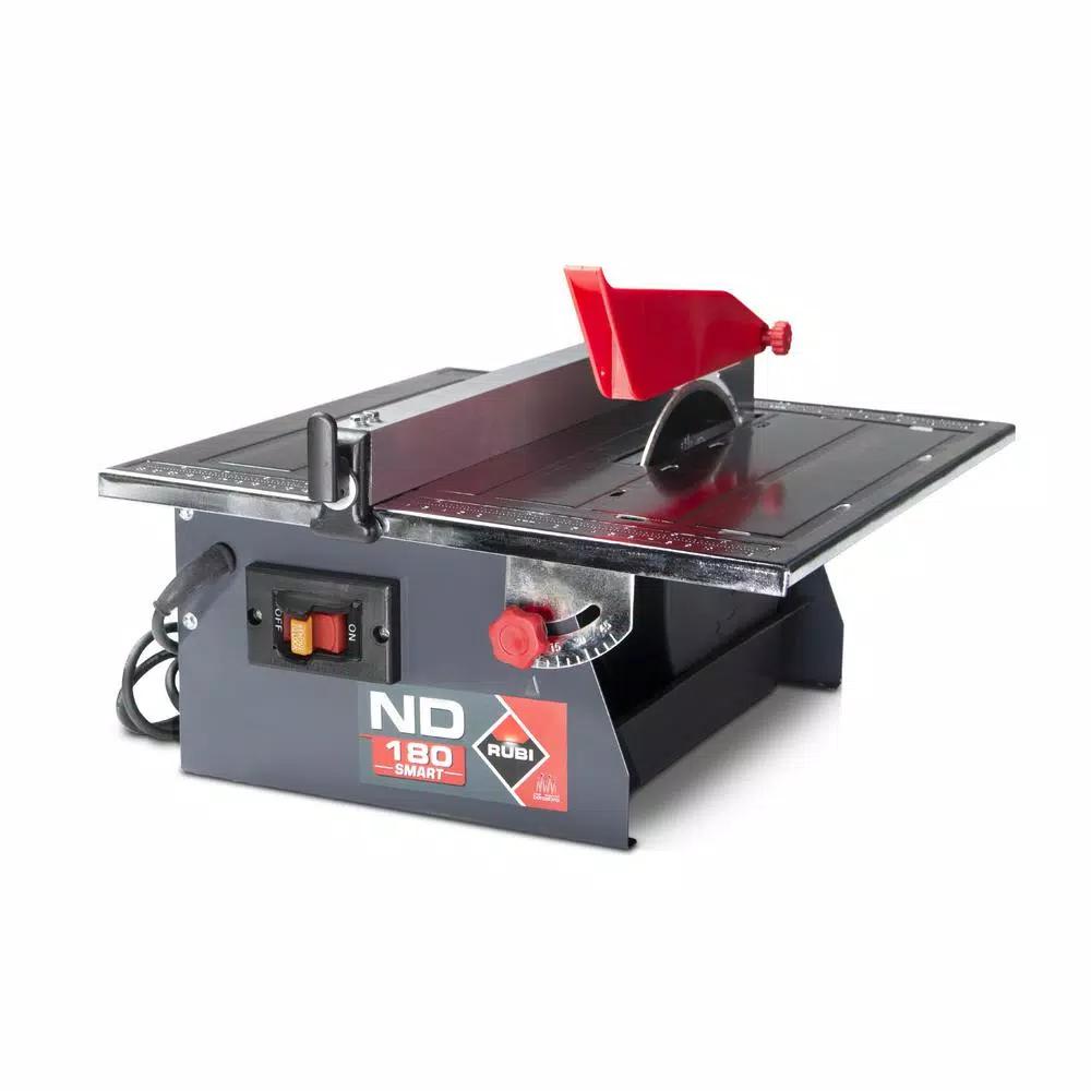 Rubi ND-180 SMART 7 in. 120V Wet Tile Saw with Diamond Blade