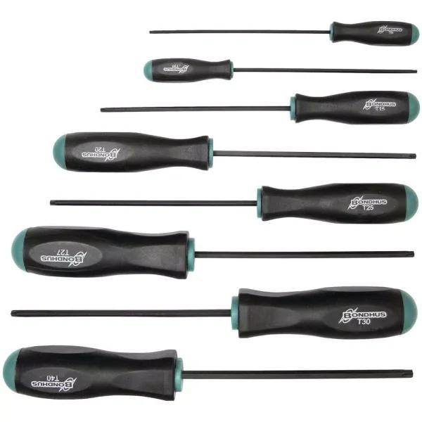 Bondhus 8-Piece TORX Screwdriver Set with ProGuard Finish