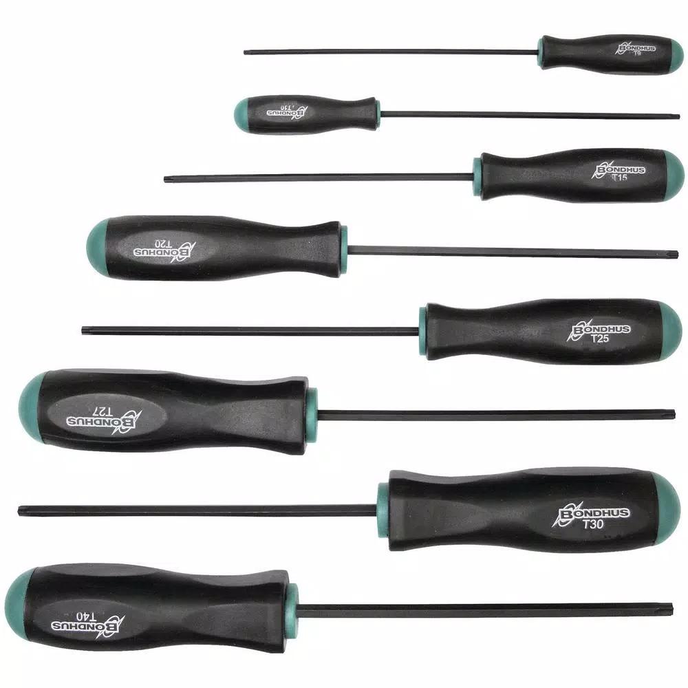 Bondhus 8-Piece TORX Screwdriver Set with ProGuard Finish