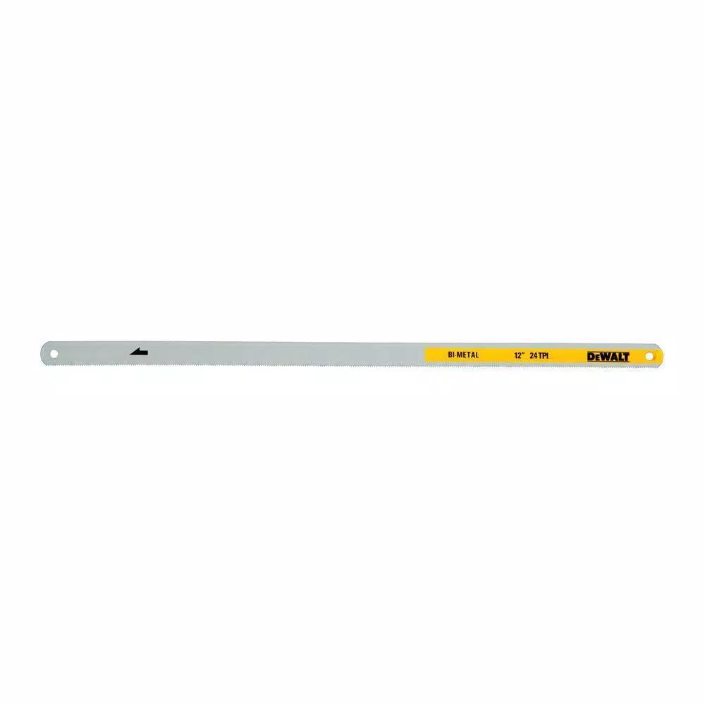 DEWALT 12 in. Bi-Metal Hacksaw Blades, 24 TPI (2-Pack)