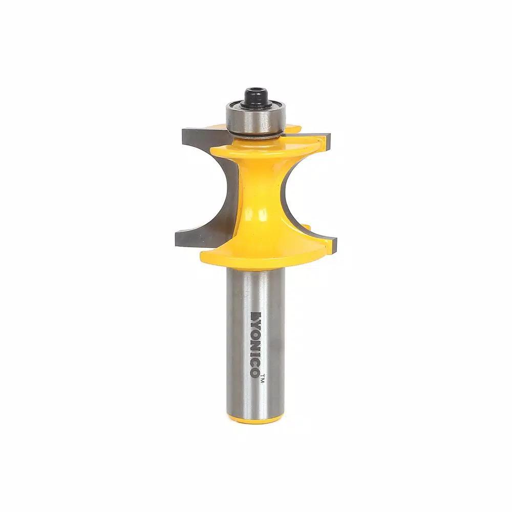 Yonico 3/4 in. Bullnose Bead Router Bit with 1/2 in. Shank, Carbide Tipped