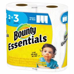 Bounty Select-A-Size White Paper Towel Rolls, 24 Rolls (12-Pack of 2 Giant Rolls) thumbnail 3