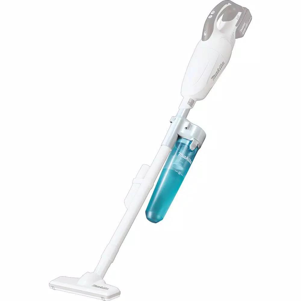 Makita 18V LXT Lithium-Ion Compact Cordless Vacuum with White Cyclonic Attachment (Tool-Only)