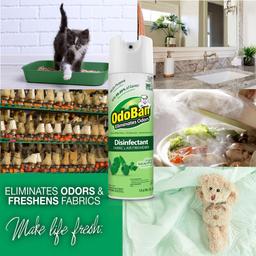 OdoBan Eucalyptus Disinfectant, Fabric and Air Freshener Continuous Spray, 14.6 oz. thumbnail 3