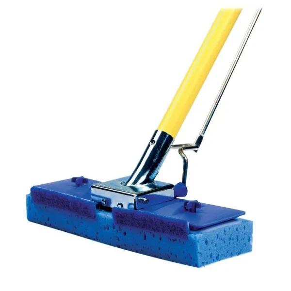 Miller's Creek Butterfly Sponge Mop with Scrubber Strip and Aluminum Handle