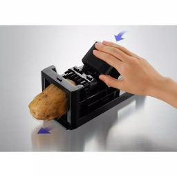 Simposh Easy Food Slicer Dicer and French Fry Cutter with Ratchet Action Pusher thumbnail 5