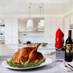 Ovente 13.4 in. White Ceramic Turkey Serving Platter, Oval Holiday Platter thumbnail 4