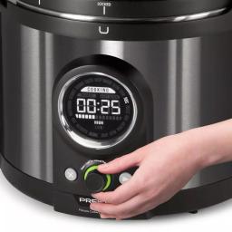 Presto 10 Qt. Black Stainless Steel Electric Pressure Cooker with 19 Programmed Settings thumbnail 5