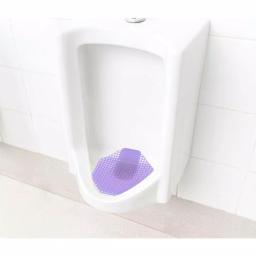 Alpine Industries Kiwi Grapefruit Dual-Sided Anti-Splash Urinal Screens (10-Pack) thumbnail 7