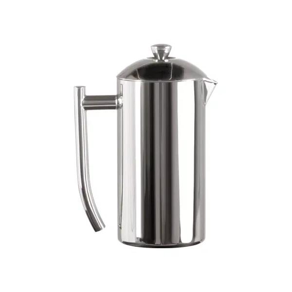 Frieling 3-Cup Mirror Finish Stainless Steel French Press, Double-Walled Insulated Coffee Maker