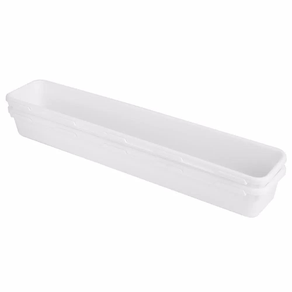 Unbranded 9-Piece Interlocking Plastic Drawer Organizer Set, Customizable Modular Storage Dividers