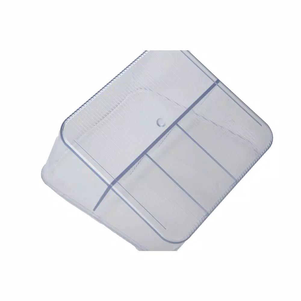 Mind Reader Multi-Purpose Clear Acrylic Organizer - 4 Compartment Storage for Vanity, Office, and Kitchen