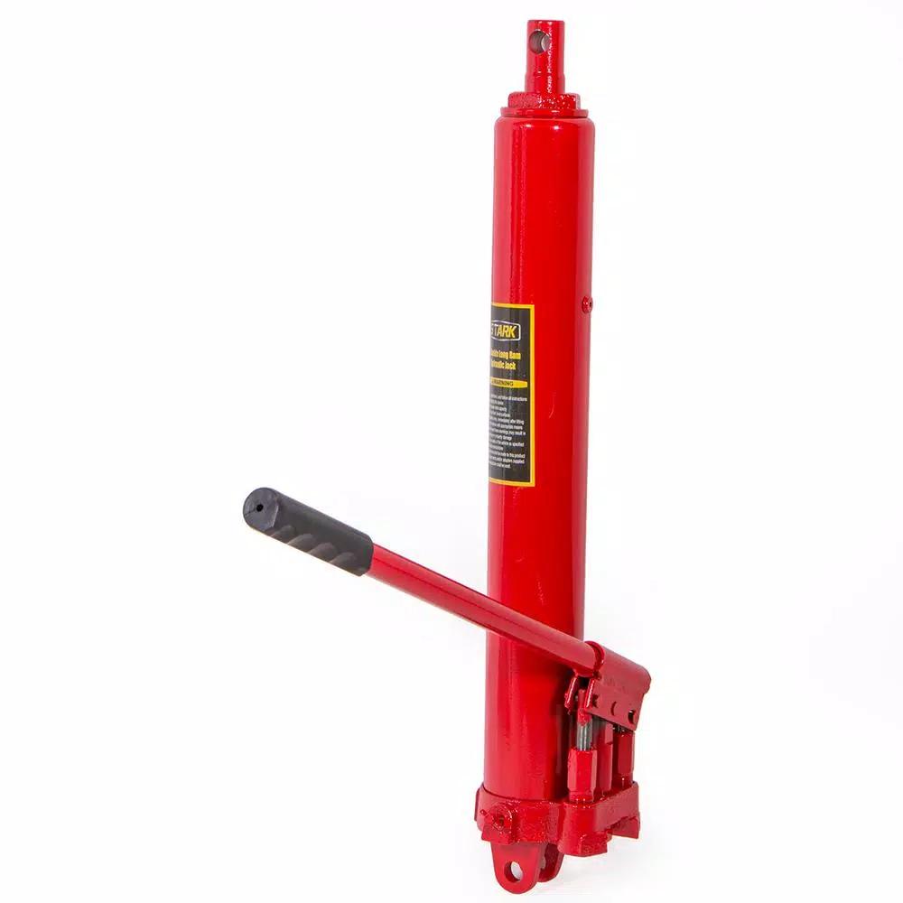 Stark 8-Ton Long Hydraulic Ram Jack Double Pump Engine Hoist Lifter, 16,000 lb Capacity