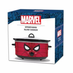 Uncanny Brands Marvel Spider-Man 7-Quart Slow Cooker, Red with Wraparound Superhero Art thumbnail 5