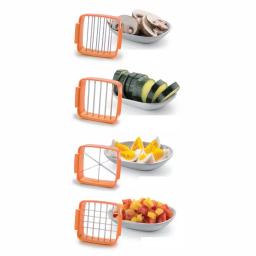 As Seen on TV Nutri Chopper 5-in-1 Compact Portable Handheld Kitchen Slicer with Storage Container thumbnail 3