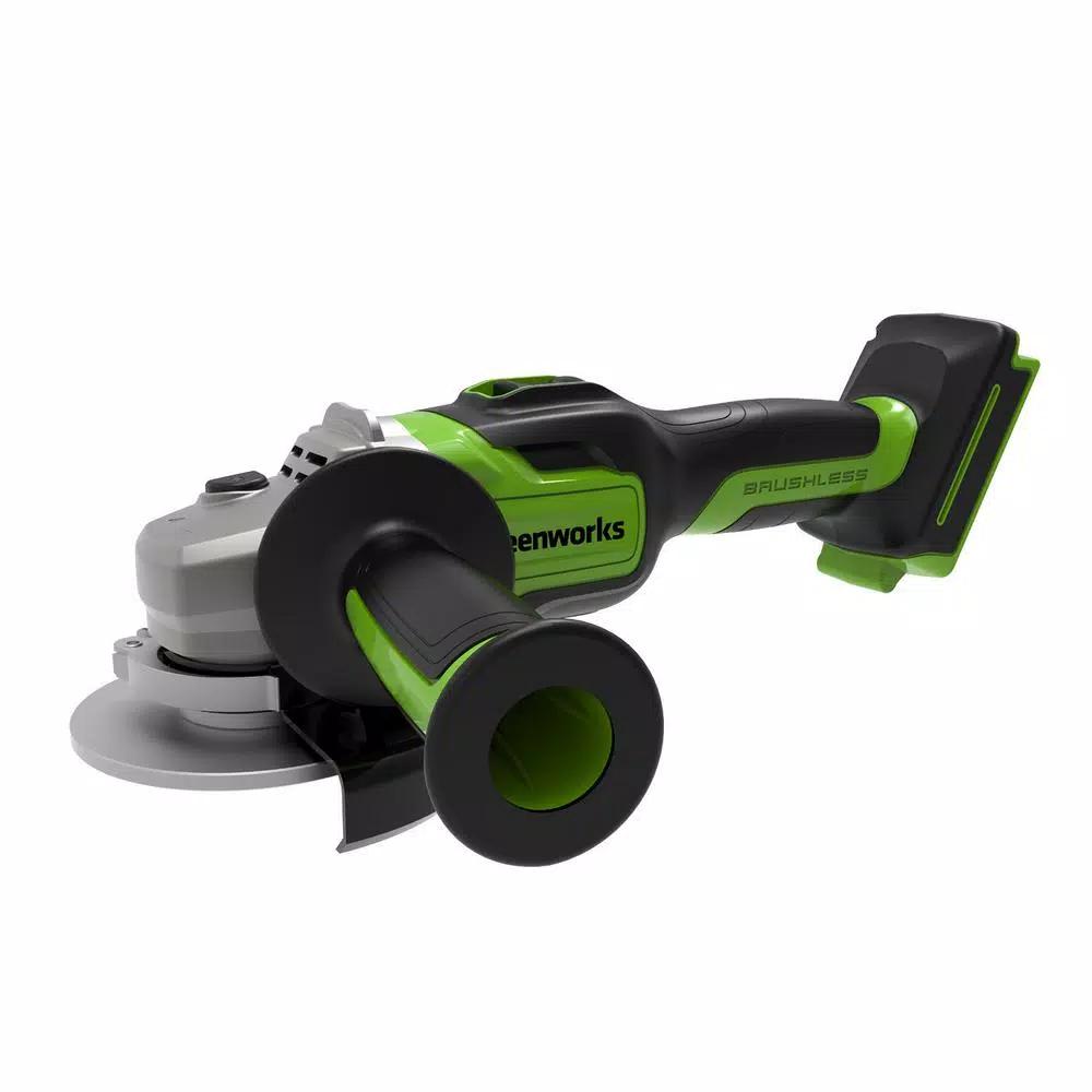 Greenworks 24V Cordless Brushless 4.5 in. Angle Grinder, Tool Only