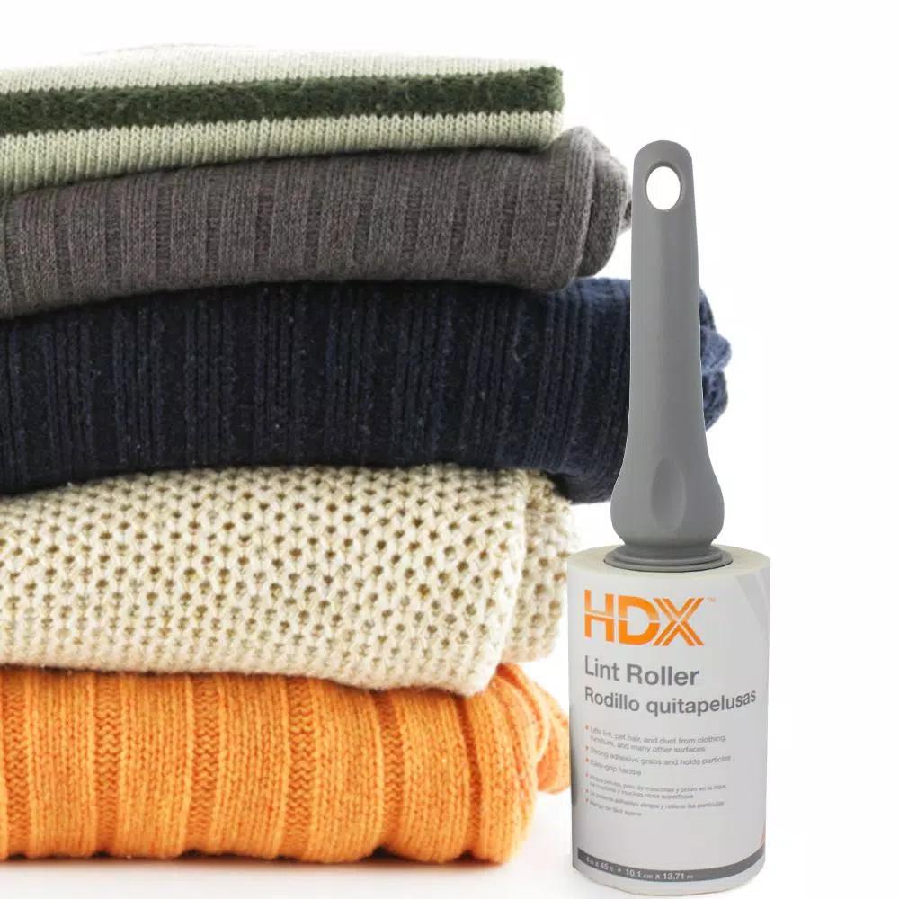 HDX Lint Roller with 90 Sheets and Ergo Grip Handle