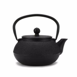 Mind Reader 2.5-Cup Black Japanese Style Cast Iron Tetsubin Teapot with Infuser thumbnail 1