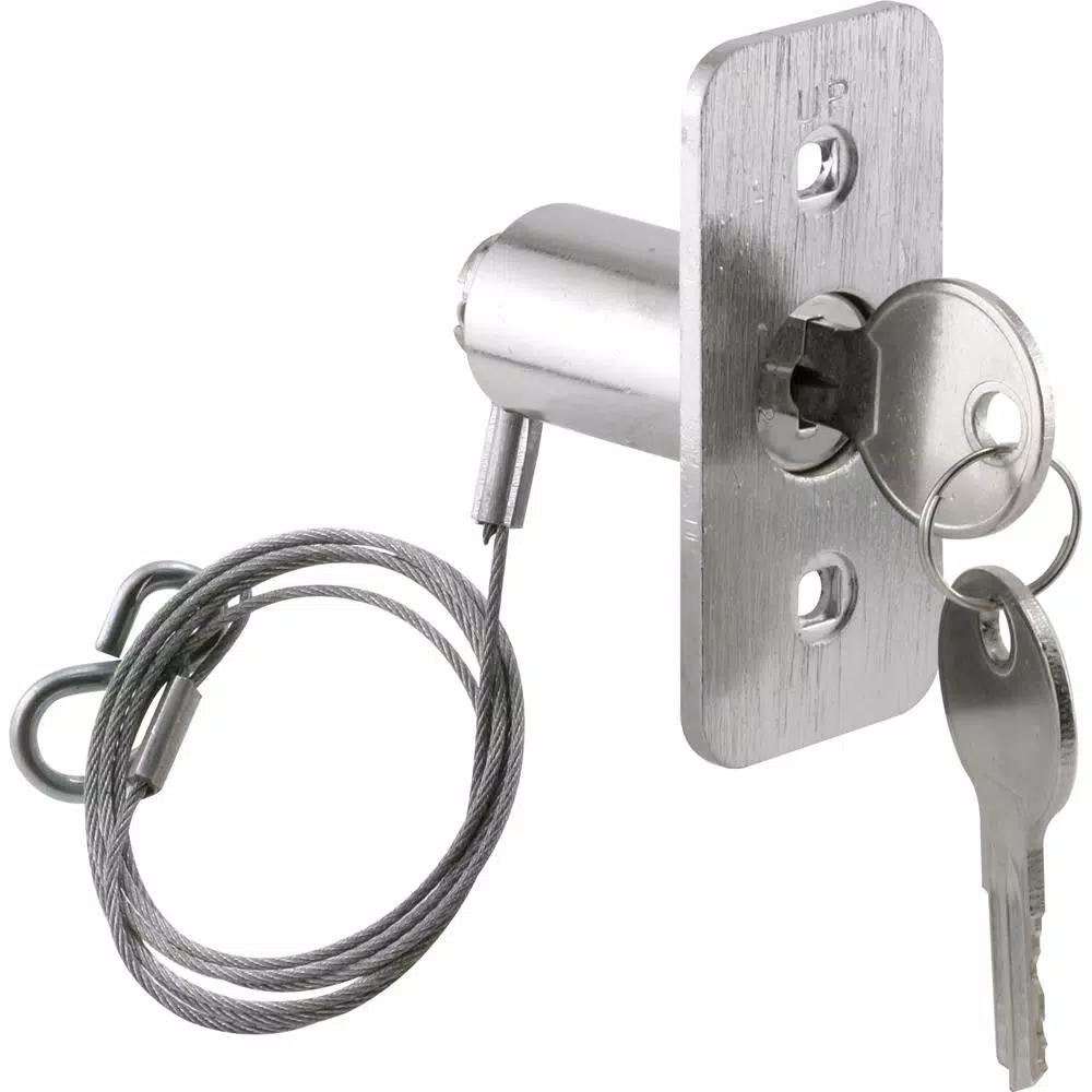 Prime-Line Emergency Garage Door Release Kit, Diecast Metal, Brushed Chrome Finish