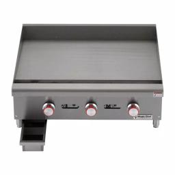 Magic Chef 48 in. Natural Gas Commercial Countertop Griddle, Stainless Steel thumbnail 6