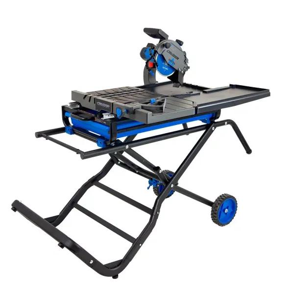 Delta Cruzer 7 in. Wet Tile Saw with Portable Folding Stand, 13 Amp, 24 in. Rip Capacity