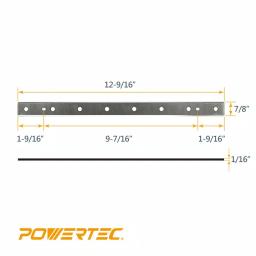 POWERTEC 12.5 in. High-Speed Steel Planer Blades for DeWalt DW7342 (6-Pack) thumbnail 3