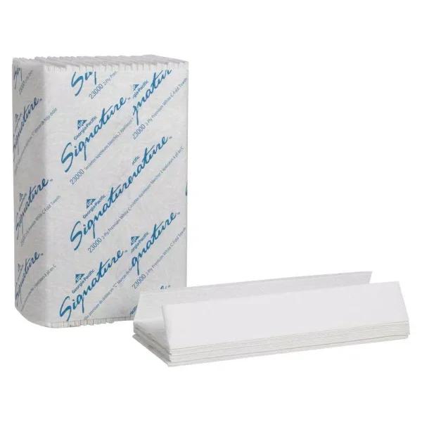 Georgia-Pacific Signature White Premium 2-Ply C-Fold Paper Towels, 1440 Count