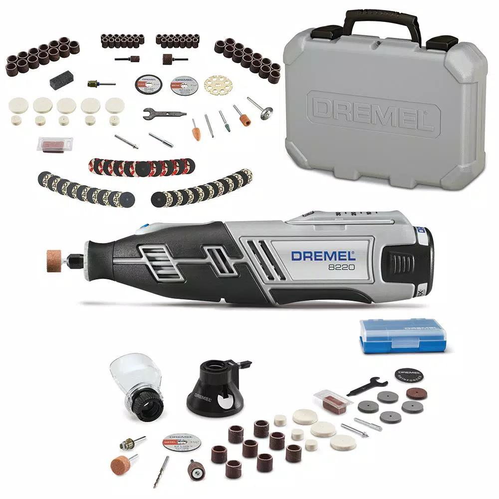 Dremel 8220 12V MAX Cordless Rotary Tool Kit with 158-Piece Accessory Set