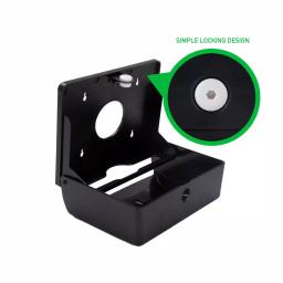 Mind Reader Wall Mounted Black Paper Towel Dispenser with Transparent Viewing Window, High Capacity ABS Plastic thumbnail 3