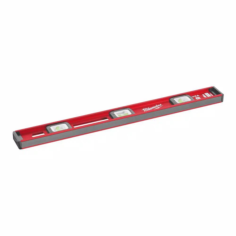 Milwaukee 24 in. Magnetic I-Beam Level, Aluminum Frame
