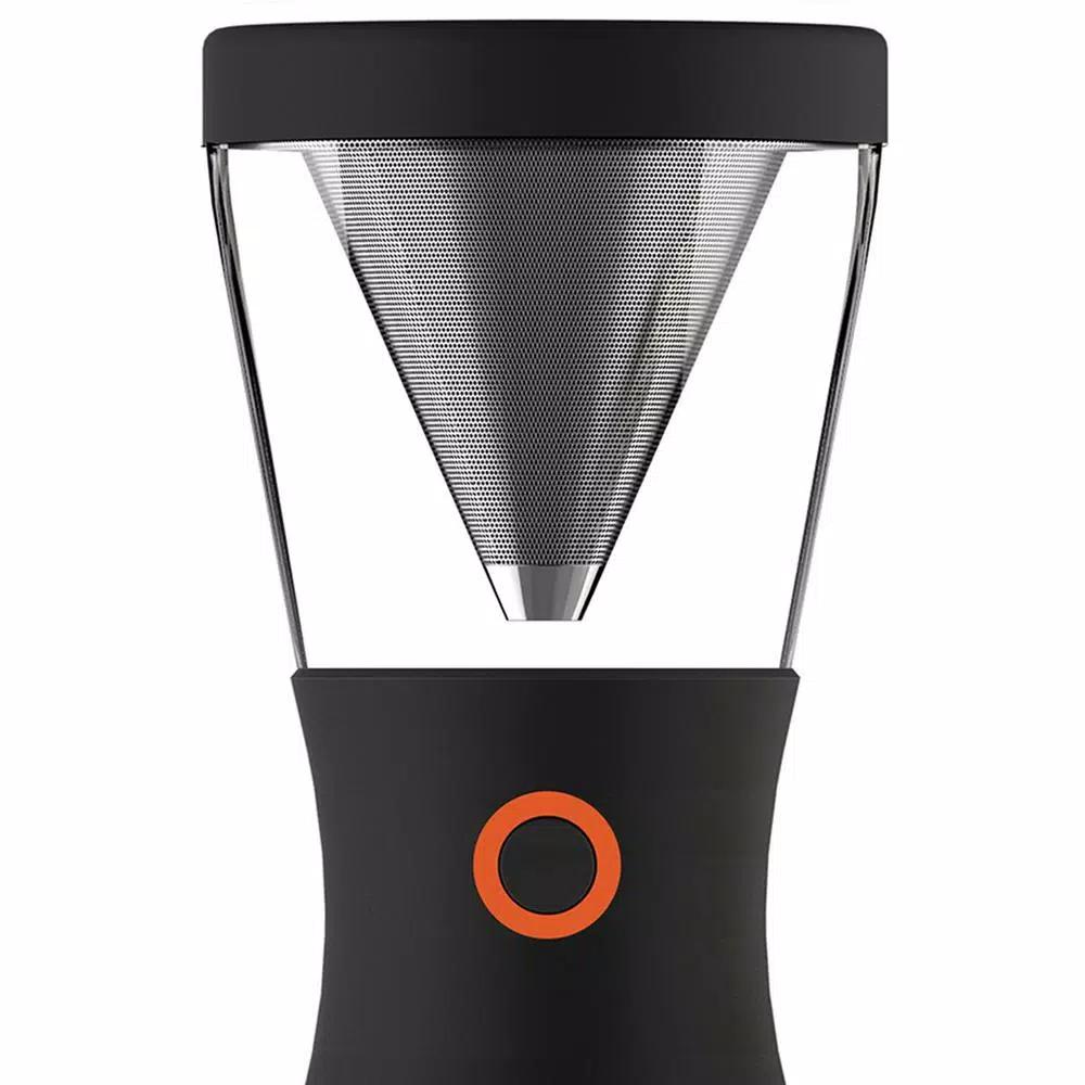 ASOBU 34 oz. Bronze Stainless Steel Portable Cold Brew Coffee Maker, 6-Cup Insulated Carafe