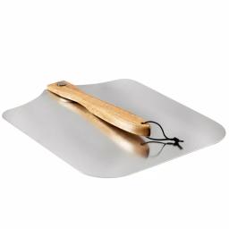 Honey-Can-Do 14 in. x 16 in. Aluminum Foldable Pizza Peel with Wood Handle thumbnail 2