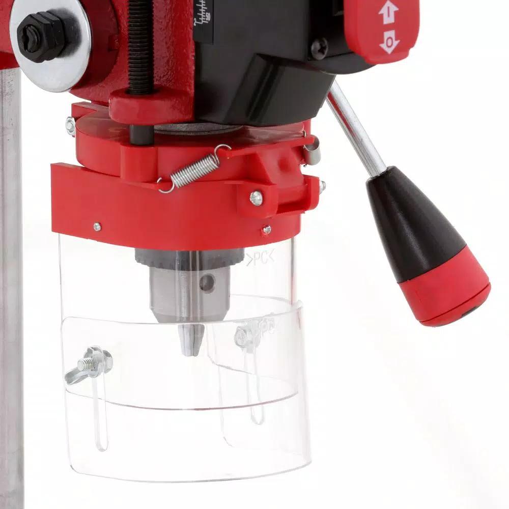 General International 8 in. Drill Press with 5-Speed Variable Speed and Laser Guide System