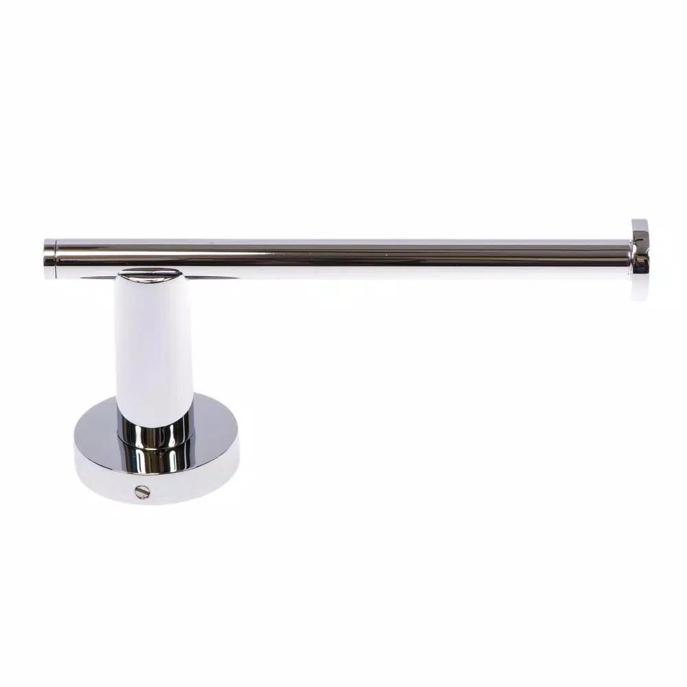 Italia Venezia 4-Piece Chrome Bathroom Hardware Set - Stainless Steel