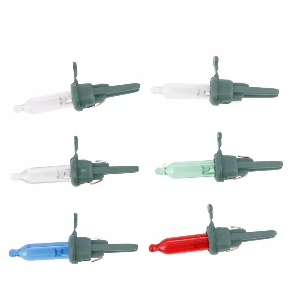 Home Accents Holiday Smooth Mini LED Multi-Color Replacement Bulbs, 6-Pack