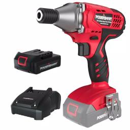 PowerSmart 20V Cordless 1/4 in. Hex Impact Driver Kit with 1.5 Ah Battery and Charger thumbnail 2