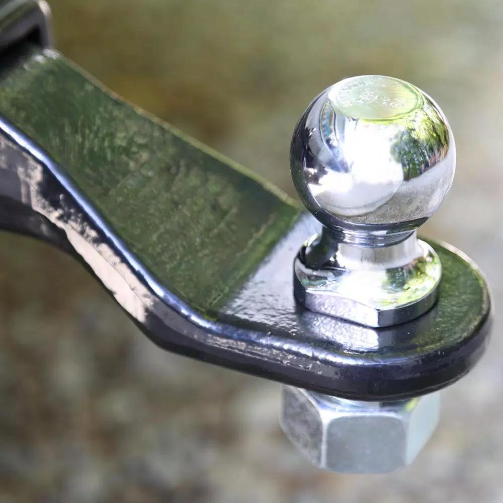 TowSmart 2 in. Chrome Hitch Ball, 10,000 lb. Capacity, 1.25 in. Shank Diameter