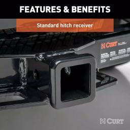 CURT Class 3 Trailer Hitch 2" Receiver for GMC Canyon & Chevrolet Colorado, 8,000 lbs. GTW thumbnail 2