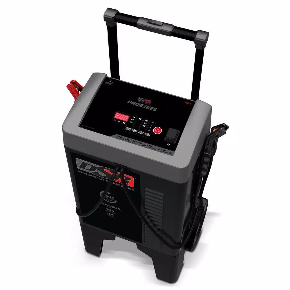 Schumacher ProSeries 250 Amp 6V/12V Heavy-Duty Battery Charger and Engine Starter with Wheels