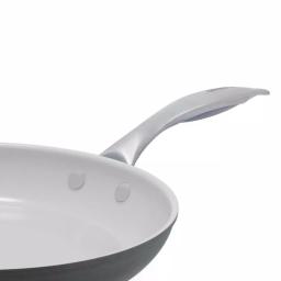 GreenLife Classic Pro 12 in. Hard-Anodized Aluminum Ceramic Nonstick Frying Pan, Gray thumbnail 5