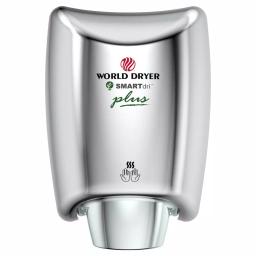 World Dryer Corporation World Dryer SMARTdri Plus High-Speed Electric Hand Dryer, Polished Stainless Steel thumbnail 1