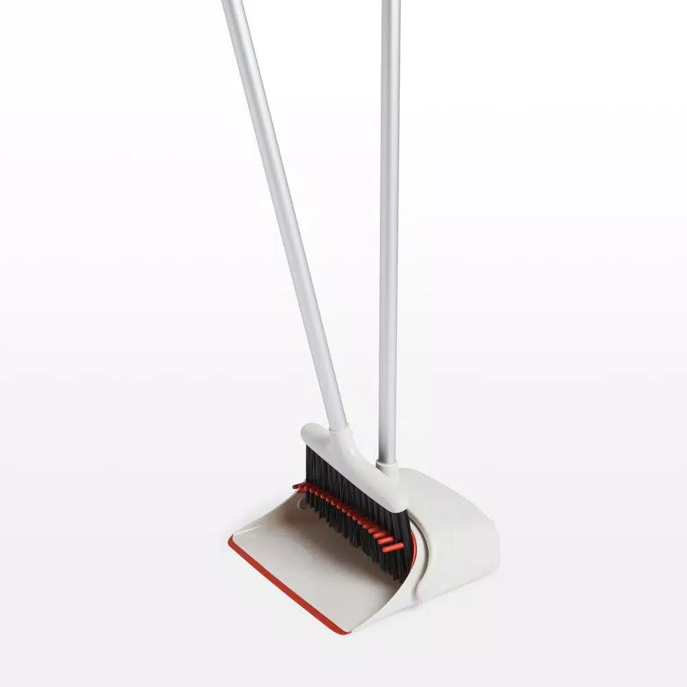 OXO Good Grips Upright Sweep Set, Broom and Dustpan with Compact Storage