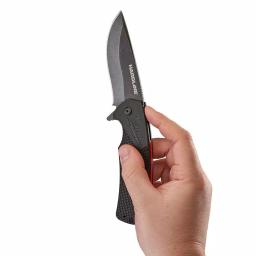Milwaukee Hardline 3.5 in. D2 Steel Smooth Blade Folding Pocket Knife thumbnail 7